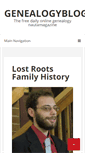 Mobile Screenshot of genealogyblog.com
